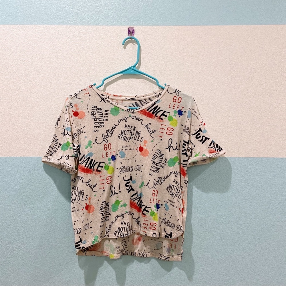 Gap Paint Splatter Flowy / Looser Tee